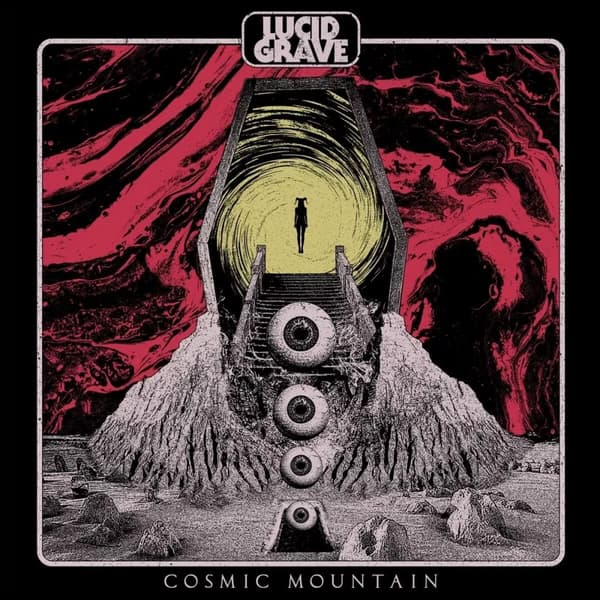 Lucid Grave Cosmic Mountain - Black & Red Splatter Colored (Vinyl) New