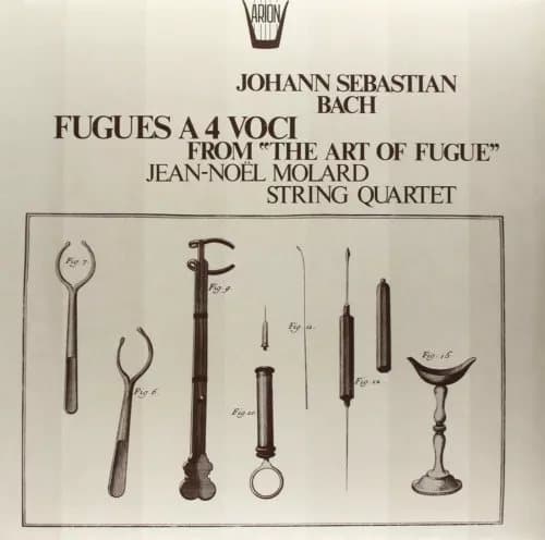 Bach Johann Sebasti Fugues A 4 Voci From “The Art Of The Fug (Vinyl) New