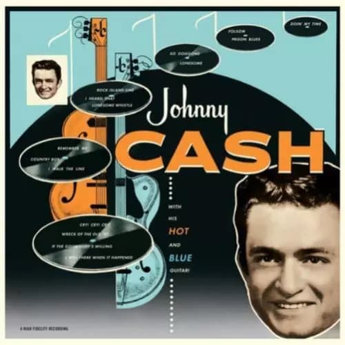 Johnny Cash With His Hot Blue Guitar (Vinyl) 12″ Album New