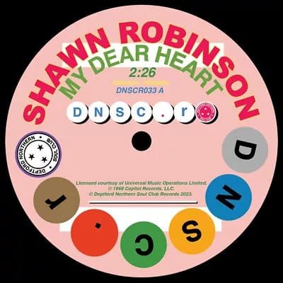Shawn Robinson & Bessie Ba My Dear Heart/I Can’t Make It (Without You Ba (Vinyl) New
