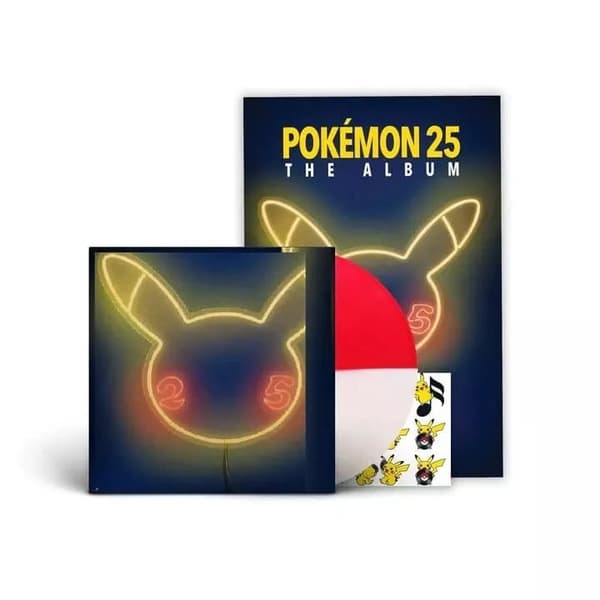 Various Tg Pokemon 25: The Album Two Toned Poster/St (Vinyl) New