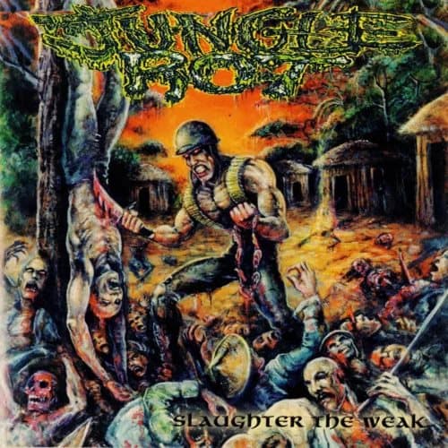 Jungle Rot Slaughter the Weak (Vinyl) 12″ Album (Clear vinyl) New