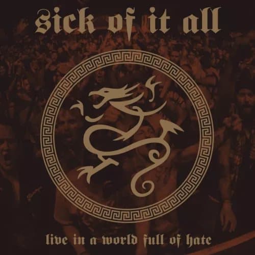 Sick of It All Live in a World Full of Hate (Vinyl) 12″ Album (Clear vinyl) New