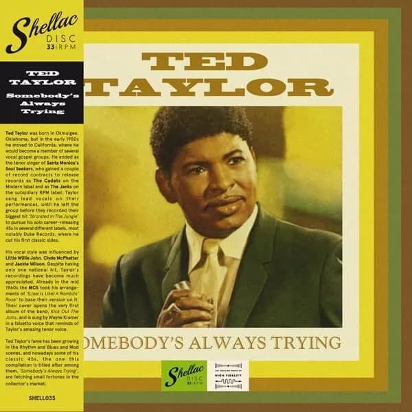 Taylor Ted Somebodys Always Trying VINYL LP NEW New