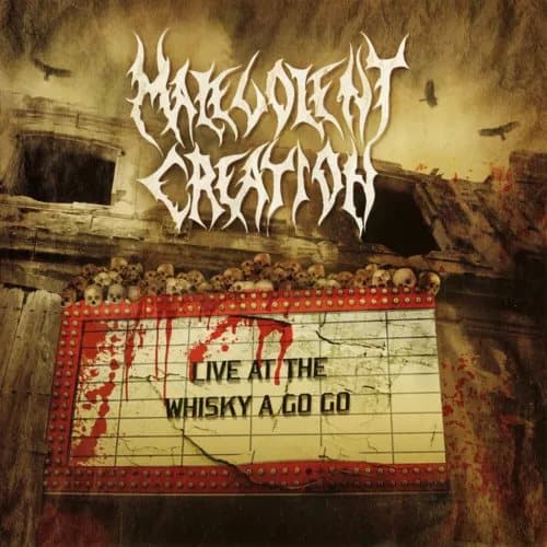 Malevolent Creation Live at the Whisky a Go Go (Vinyl) 12″ Album (Clear vinyl) New