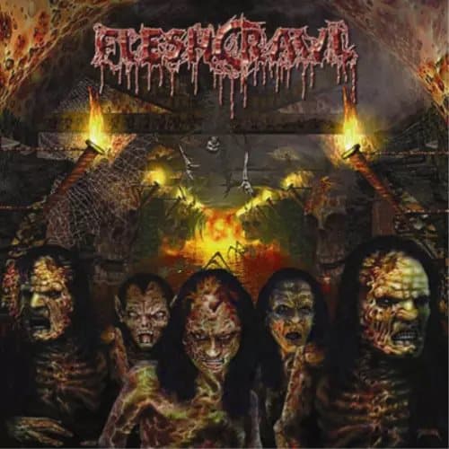 Fleshcrawl As Blood Rains from the Sky: We Walk the Path of Endless Fire (Vinyl) New