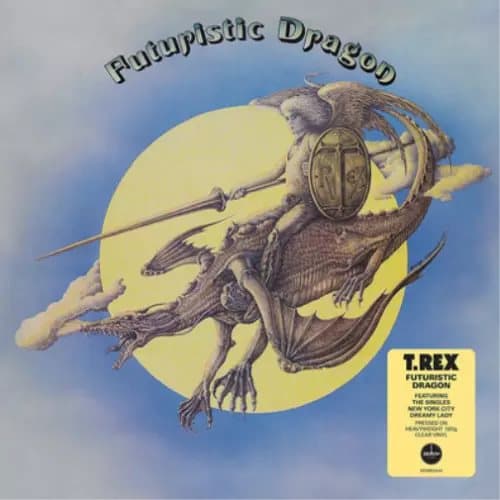 T.Rex Futuristic Dragon (Vinyl) 12″ Album (Clear vinyl) New