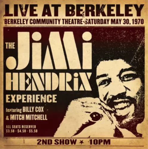 The Jimi Hendrix Experience Live at Berkeley (Vinyl) 12″ Album New