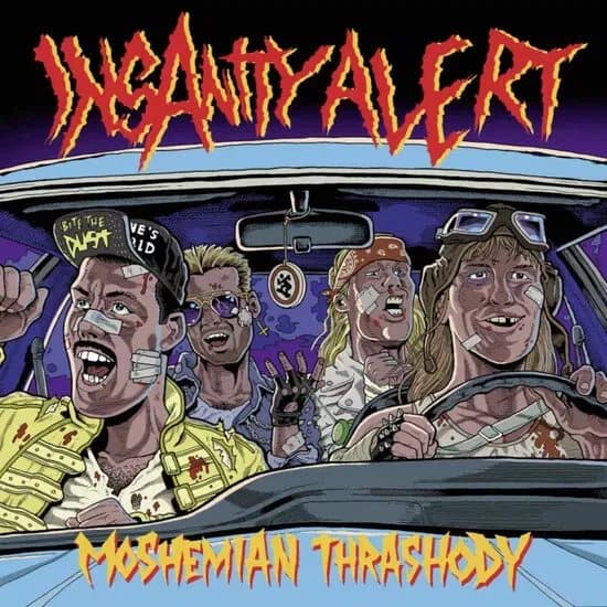 Insanity Alert Moshemian Thrashody (Vinyl) 10″ EP (Coloured Vinyl) New