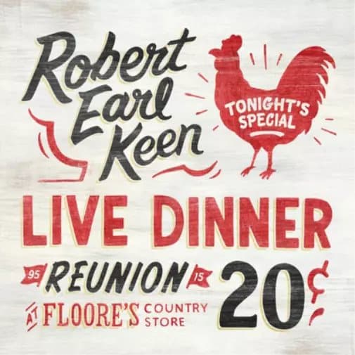 Robert Earl Keen Live Dinner Reunion (Vinyl) 12″ Album New