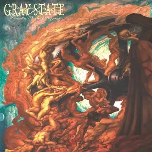 Gray State Under The Wheels Of Progress (Red/Clear Swirled) Vinyl NEW New