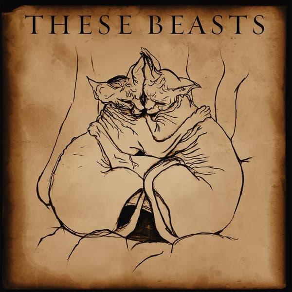 These Beasts These Beasts Clear Oxblood Aqua Splatter (Vinyl) New