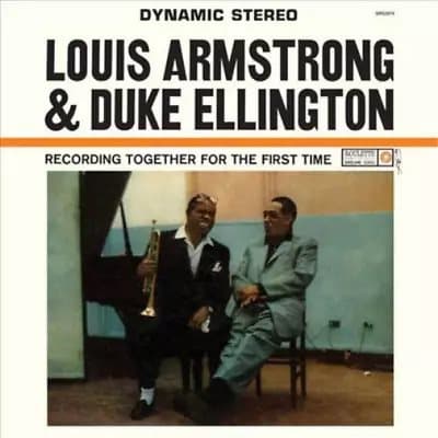 Louis Armstrong & Duke Ellington Recording Together for the First Time (Vinyl) New