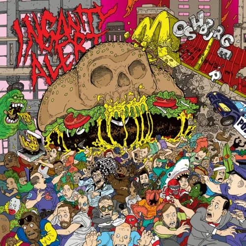 Insanity Alert Moshburger (Vinyl) 12″ Album Coloured Vinyl New