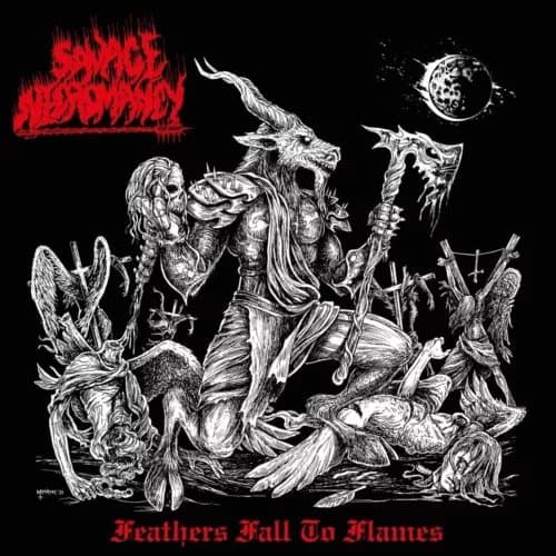 Savage Necromancy Feathers Fall to Flames (Vinyl) 12″ Album New