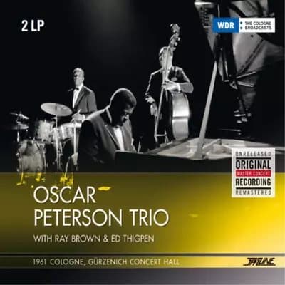 Oscar Peterson Trio 1960 Cologne, Gurzenich Concert Hall (Vinyl) 12″ Album New