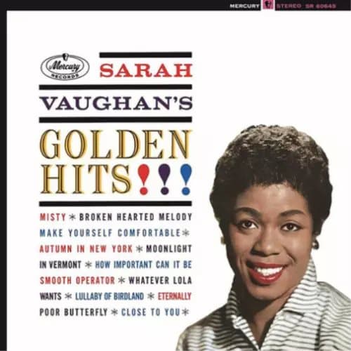 Sarah Vaughan Golden Hits!!! (Vinyl) 12″ Album Coloured Vinyl (Limited Edition) New