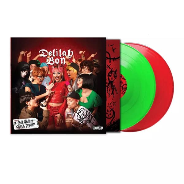 Delilah Bon Evil, Hate Filled Female (Vinyl) 12″ Album Coloured Vinyl New