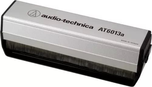 Audio-Technica AT6013a Dual-Action Anti-Static Record Cleaner Silver Single New