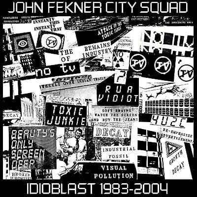 John Fekner City Squad Idioblast 1983-2004 (Vinyl) 12″ Album New