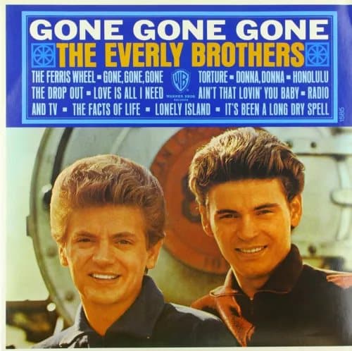 Everly Brothers Gone Gone Gone Japanese Lyric Sheet) (Vinyl) New
