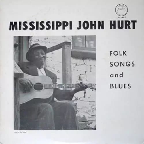 Mississippi John Hurt Folk Songs and Blues (Vinyl) 12″ Album New