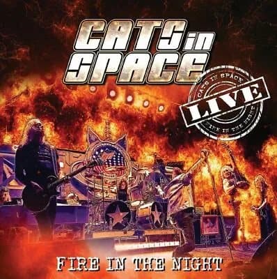 Cats In Space Fire in the Night: Live (Vinyl) 12″ Album Coloured Vinyl New