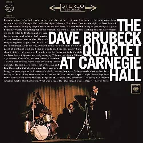 Dave Brubeck -Quartet- At Carnegie Hall (Vinyl) New
