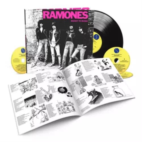 Ramones Rocket to Russia (CD) Deluxe Album with 12″ Vinyl New