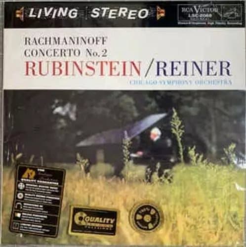 Rachmaninoff Rubinstein/Reiner - Concerto No.2 (Vinyl) New