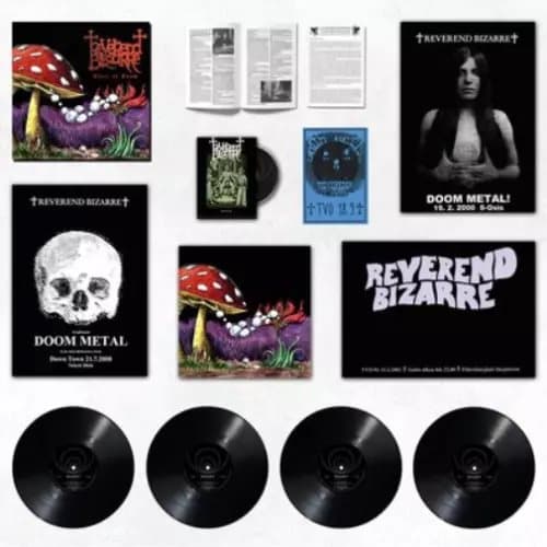 Reverend Bizarre Slice of Doom (Vinyl) 12″ Album Box Set With DVD New