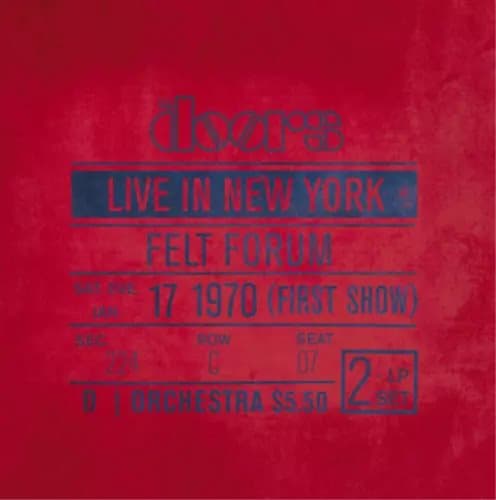 The Doors Live in New York (Vinyl) 12″ Album New