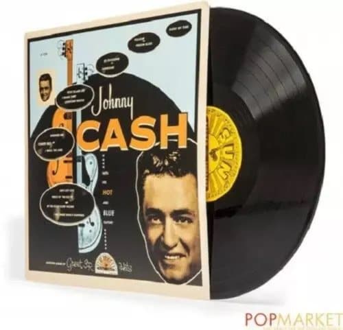 JOHNNY CASH WITH HIS HOT & BLUE GUITAR (BLK) VINYL LP NEW New