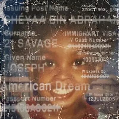 21 Savage American Dream (Vinyl) 12″ Album New
