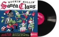 Various Artists - Rockin Rollin Santa Claus (Black Vi (LP)