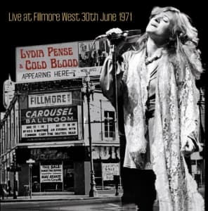Pense Lydia And Cold Blood - Live At The Fillmore West June 30, (LP)
