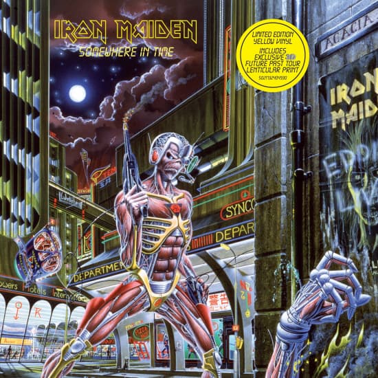 Iron Maiden - Somewhere In Time (Ltd Yellow Vinyl incl Tour Lenticular) (LP)