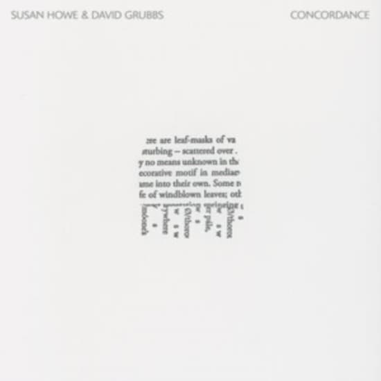 Howe Susan & David Grubbs - Concordance (LP)