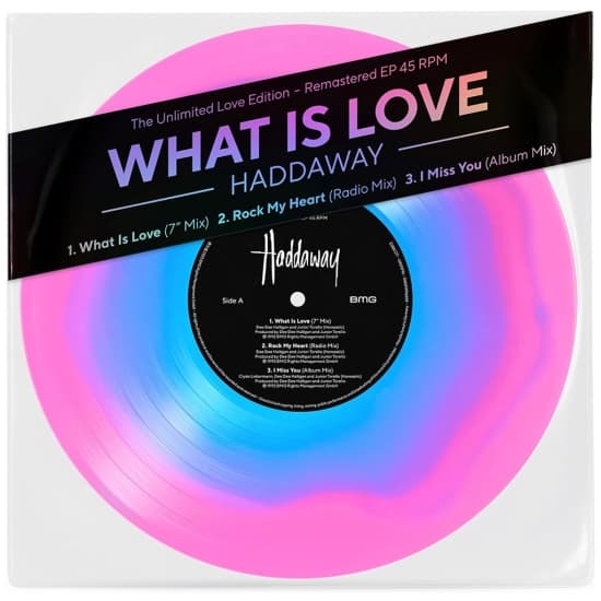 Haddaway - What Is Love (Color Vinyl In Transparent Sleeve) (Maxisingle)