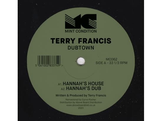 Terry Francis - Dubtown (Maxisingle)