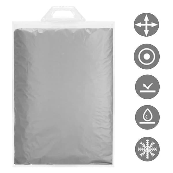 SPRINGOS® Bilpresenning Överdrag 480x175x120 cm Fällbart garage PEVA Elastiskt band Frostsäkert Dammtät