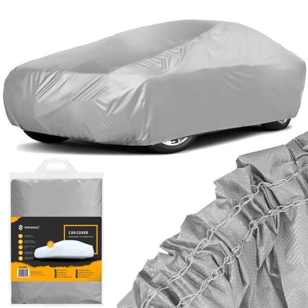 SPRINGOS® Bilpresenning Överdrag 480x175x120 cm Fällbart garage PEVA Elastiskt band Frostsäkert Dammtät