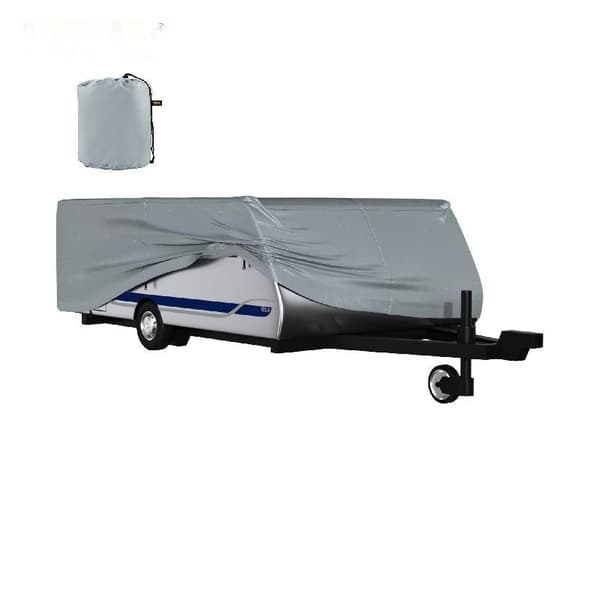 Pop Up Camper Suoja 8'-20' - 4-kerroksinen Ei-Kudoinainen Kankainen, UV-sävyvä, Vesitiivis & Tuulenpitävä