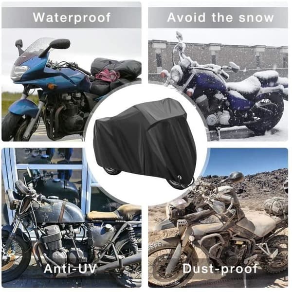 Skyddsöverdrag - Ej specificerat - Scooter Motorcykel Cykel - Vattentät - Anti-UV - 245x105x125cm
