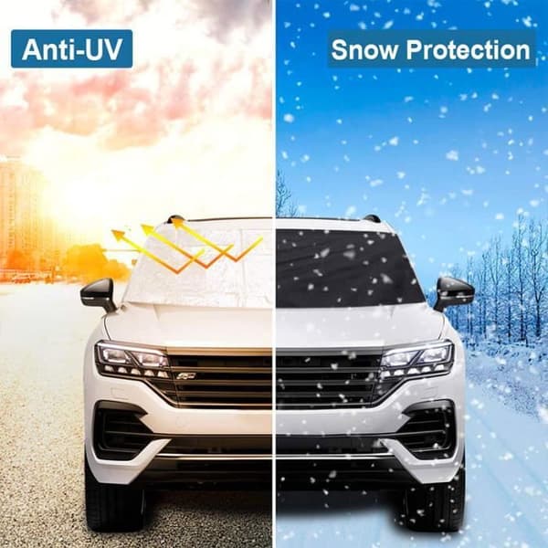 Magnetisk presenningskåpa - SHOP-STORY - Vindruteskydd - Anti-UV - Snö - Frost