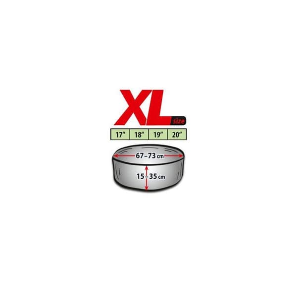 Reservhjulsskydd - XL - 17" till 20" - Vattenavvisande tyg - 4 delar - Universal
