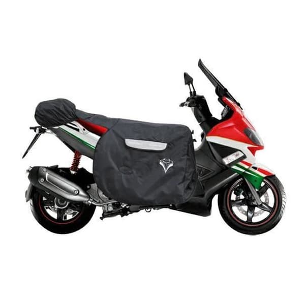 Motorcykelbyxor i nylon, termisk vinter, universell maxiscooter, svart