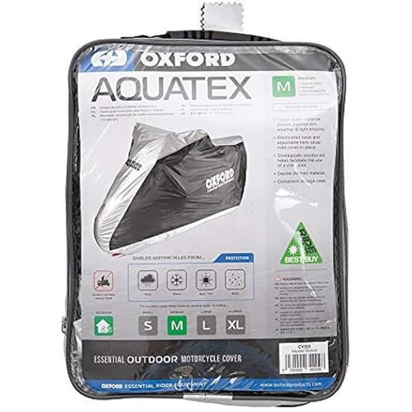 Motorcykelöverdrag - OXFORD - Aquatex 2016 - Vattentålig och dammtålig - Polyester