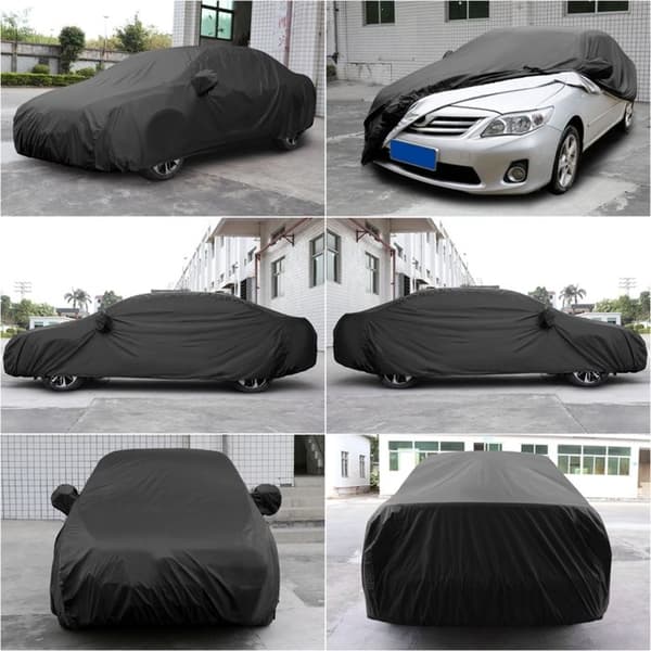 Skyddskåpa för fordon X AUTOHAUX 530x185x160 cm Bilöverdrag Hållbar Auto Andningsbar Dammskydd 3XXL för Sedan