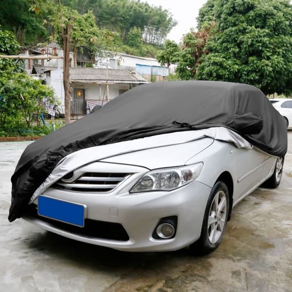 Skyddskåpa för fordon X AUTOHAUX 530x185x160 cm Bilöverdrag Hållbar Auto Andningsbar Dammskydd 3XXL för Sedan